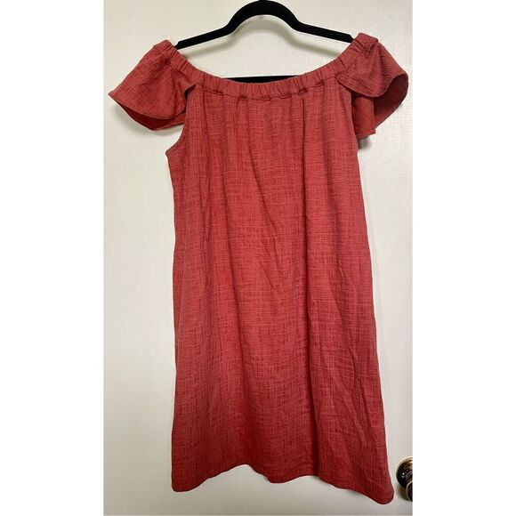 Madewell Off-the-Shoulder mini Dress size M - Picture 9 of 12